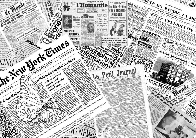 Старая газета фон