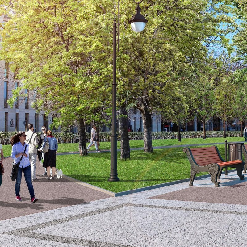 Матвеевский парк пешеходный бульвар