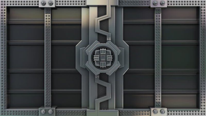 Текстура металлической двери