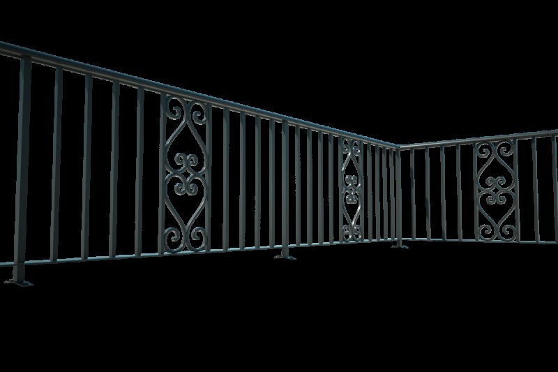 Кованое ограждение архикад