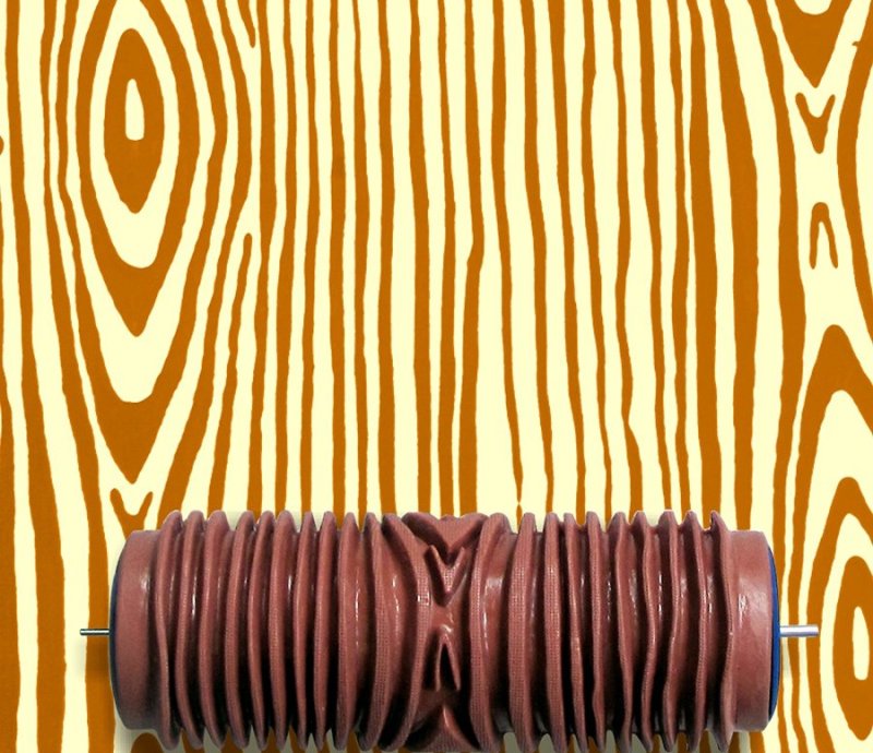 Фактурные валики под дерево