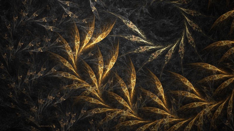 Фон черный с золотом