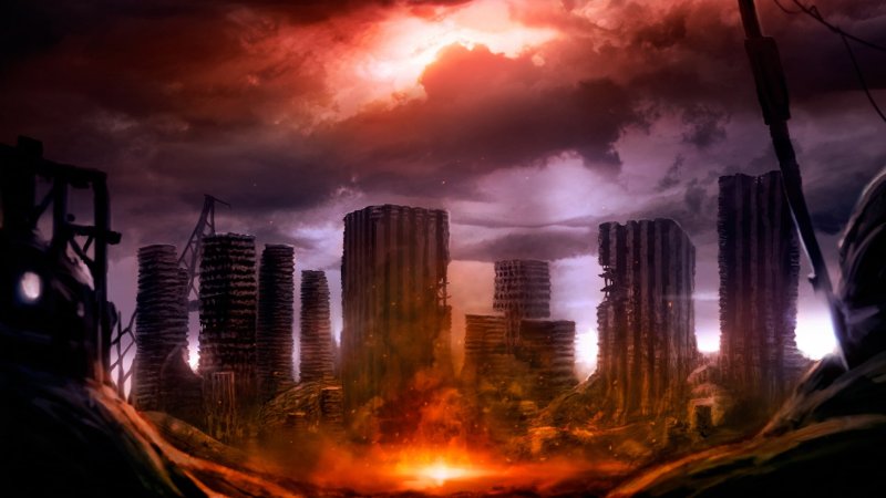 Разрушенный город