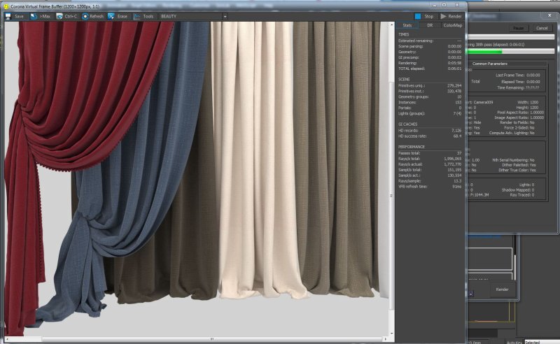 Материал велюр 3 DS Max