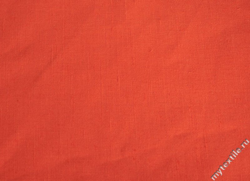Рубашка оранжевый лен