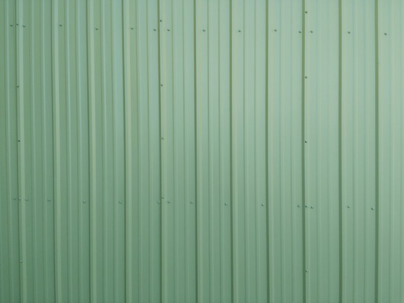 Бесшовная текстура металлопрофиль зеленый