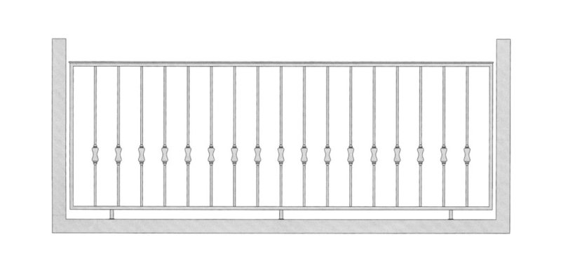 Ограждение балкона