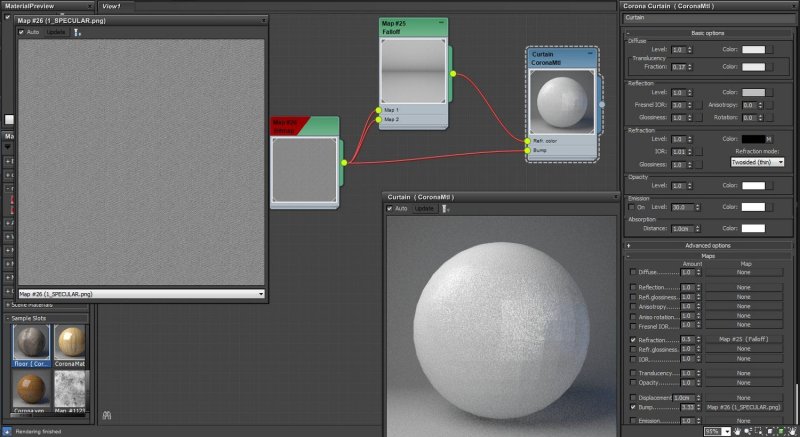 Стекло в 3d Max Corona