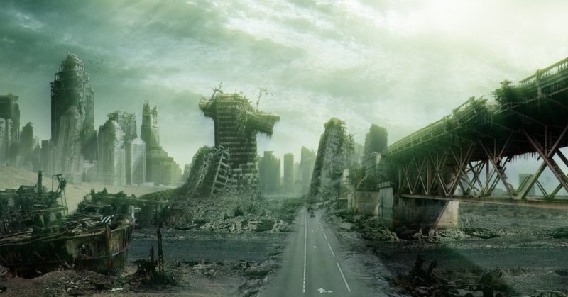 Разрушенный город