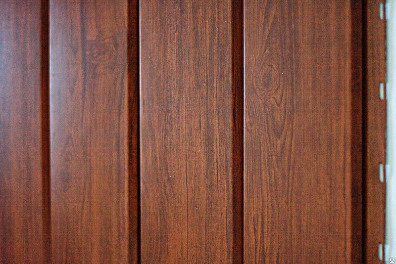 Сайдинг Lбрус-15х240 (Ecosteel-01-мореный дуб-0.5)