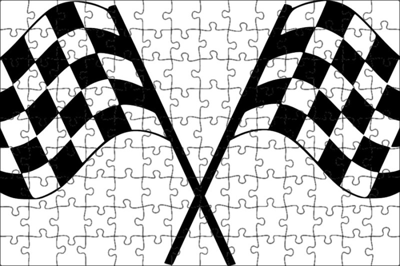 Флаг старт финиш вектор