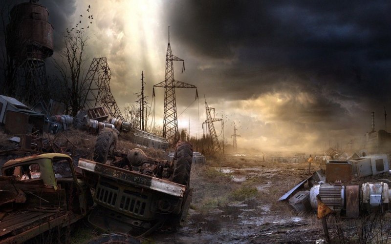 Сталкер тень Чернобыля свалк
