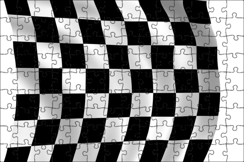 Гоночный флаг вектор