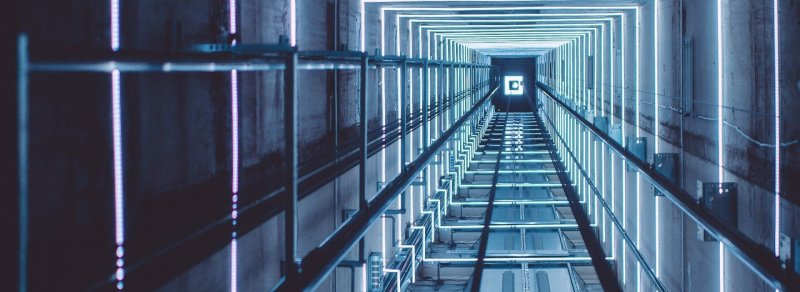 Шахта лифта изнутри