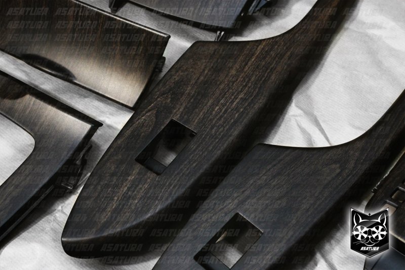 Аквапринт черное дерево матовое