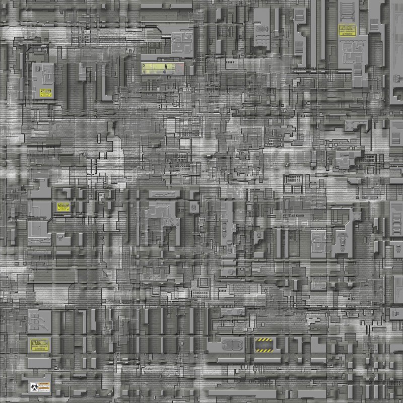 Текстура обшивки космического корабля