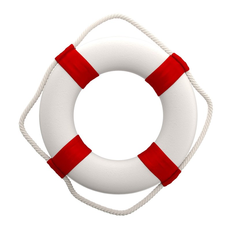 Красный спасательный круг