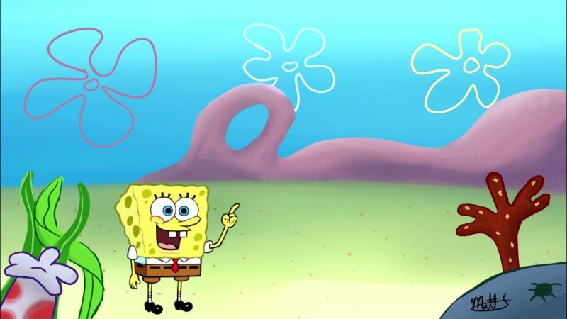 Губка Боб фон бикини Боттом