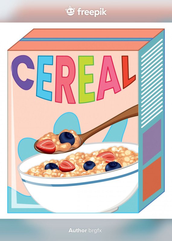 Коробка хлопьев