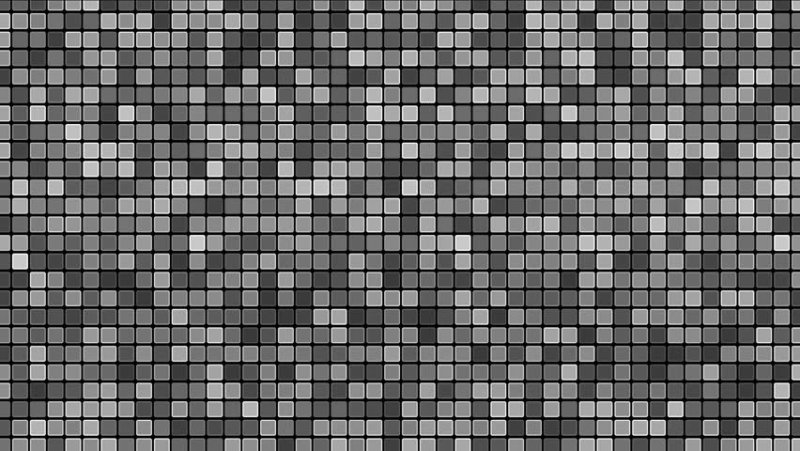 Мозаика белая с черным