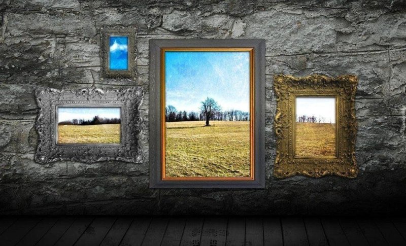 Картина стена