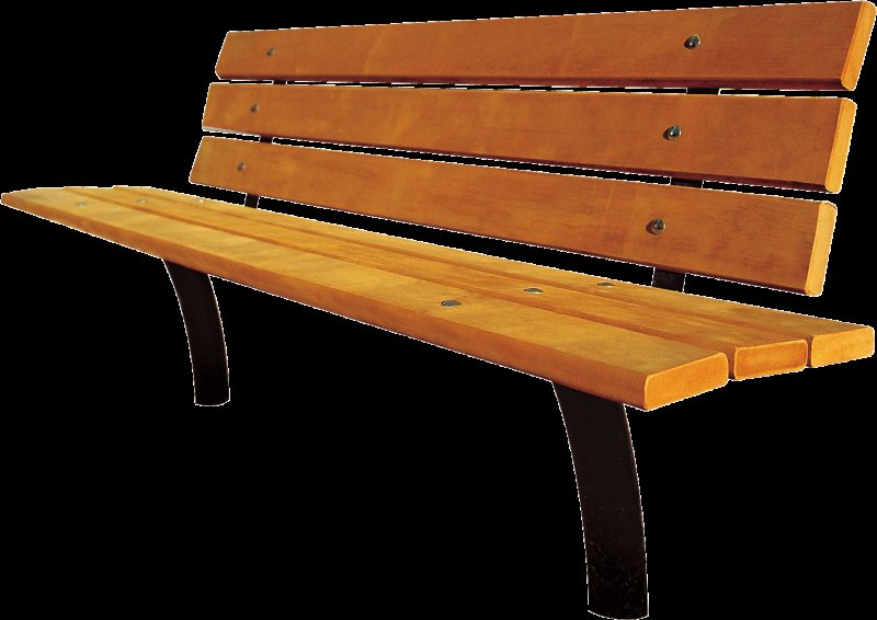 Скамейка на прозрачном фоне