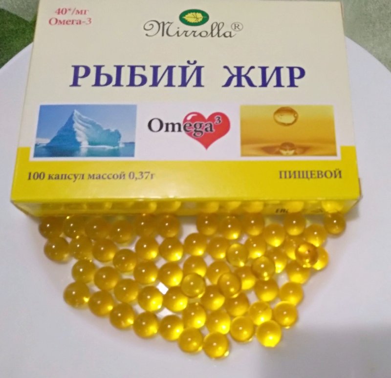 Витамины рыбий жир в капсулах Омега 3