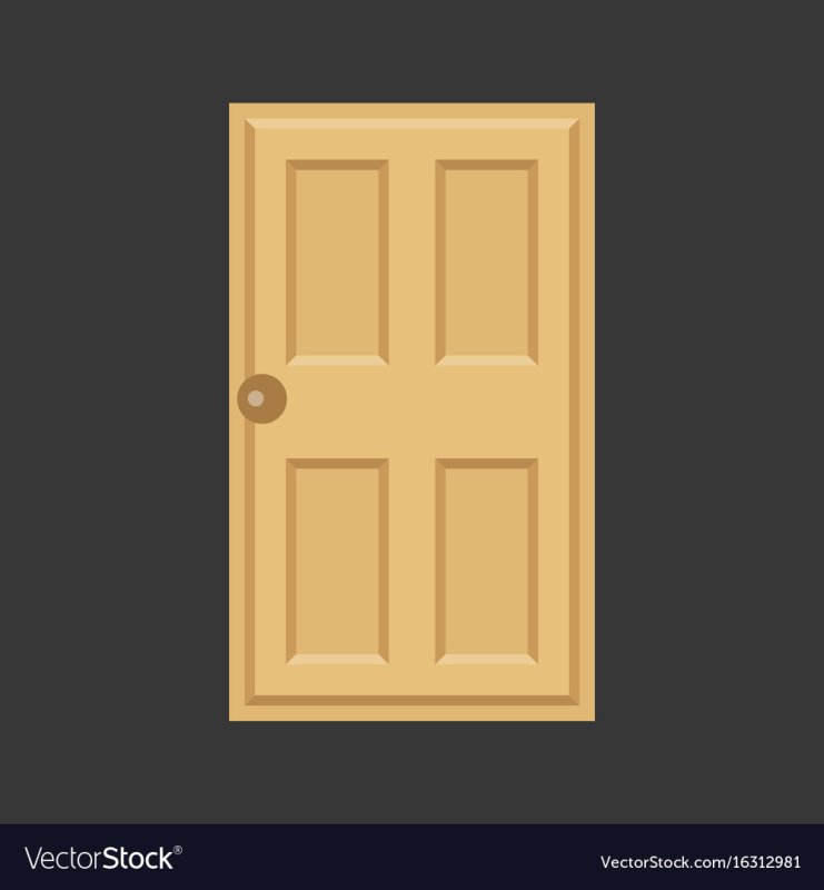 Дверь нарисованная