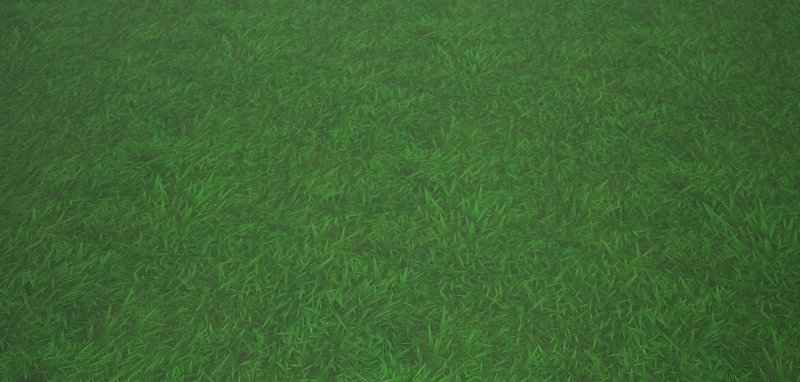 Stylized grass material