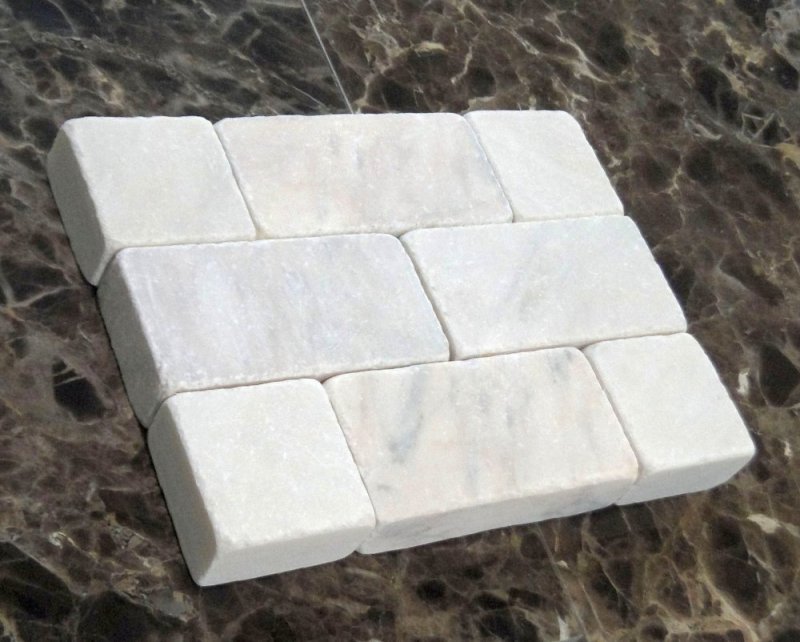 Мраморная брусчатка галтованная