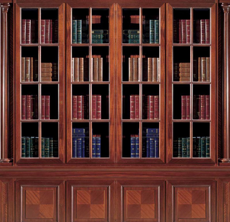 Шкаф книжный Юта Рим-74