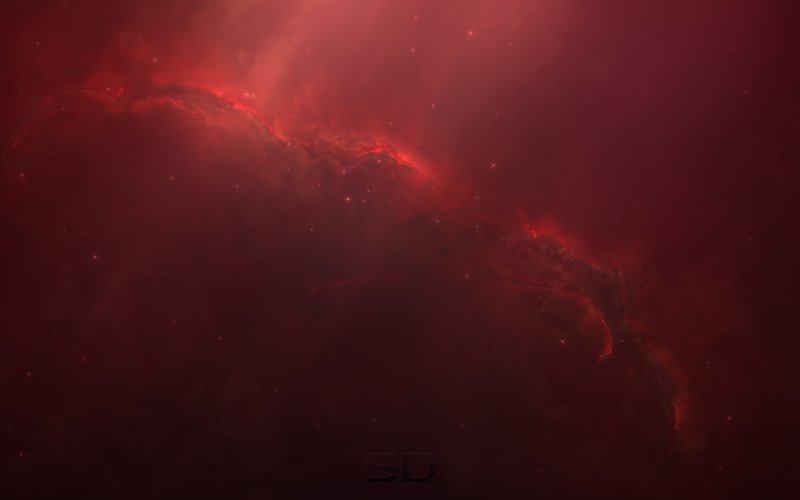 Темно красный космос