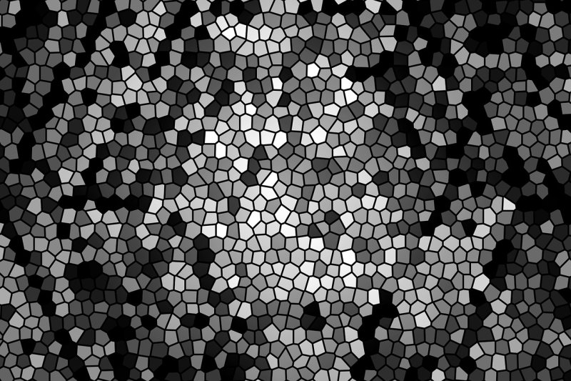 Мозаика черно белая