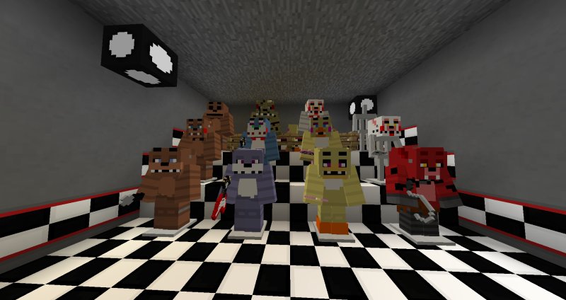 ФНАФ 2 майнкрафт