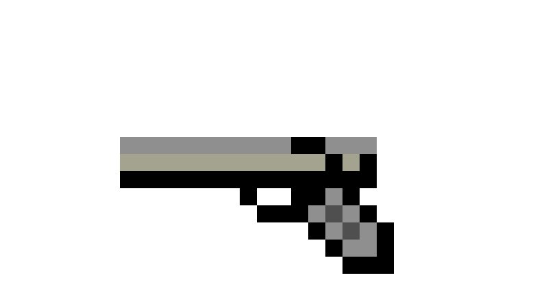 Пистолет из пикселей