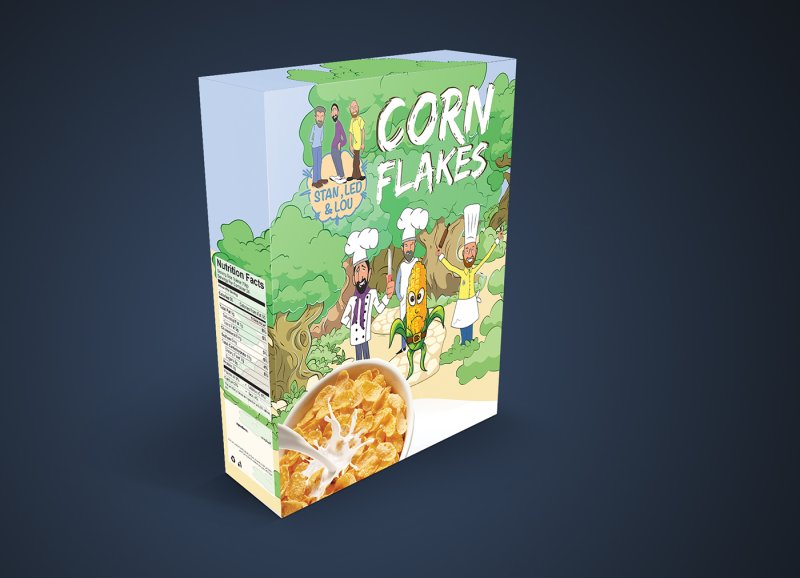 Упаковка от хлопьев