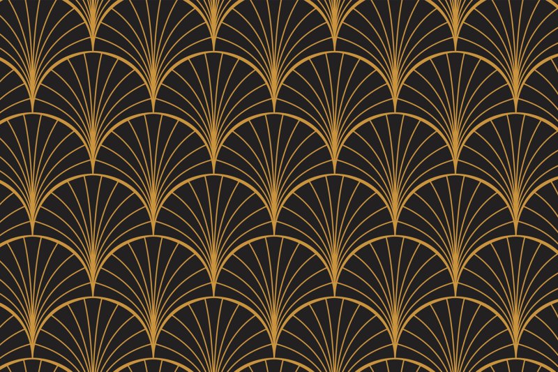 Ар деко Великий Гэтсби орнамент