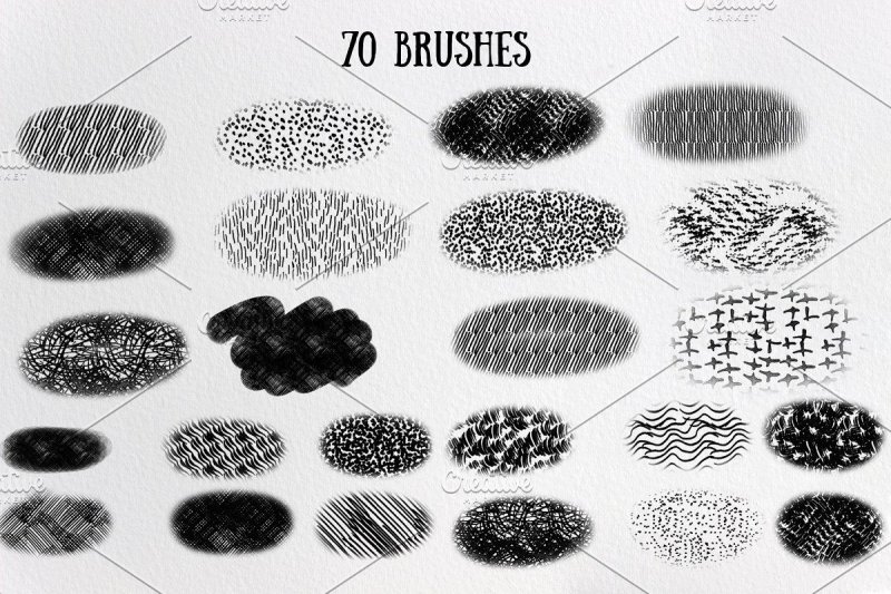 Кисть прокриэйт чешуя