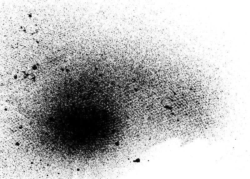 Брызги краски из баллончика