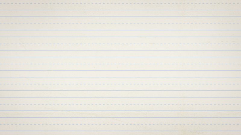 Тетрадь в линию