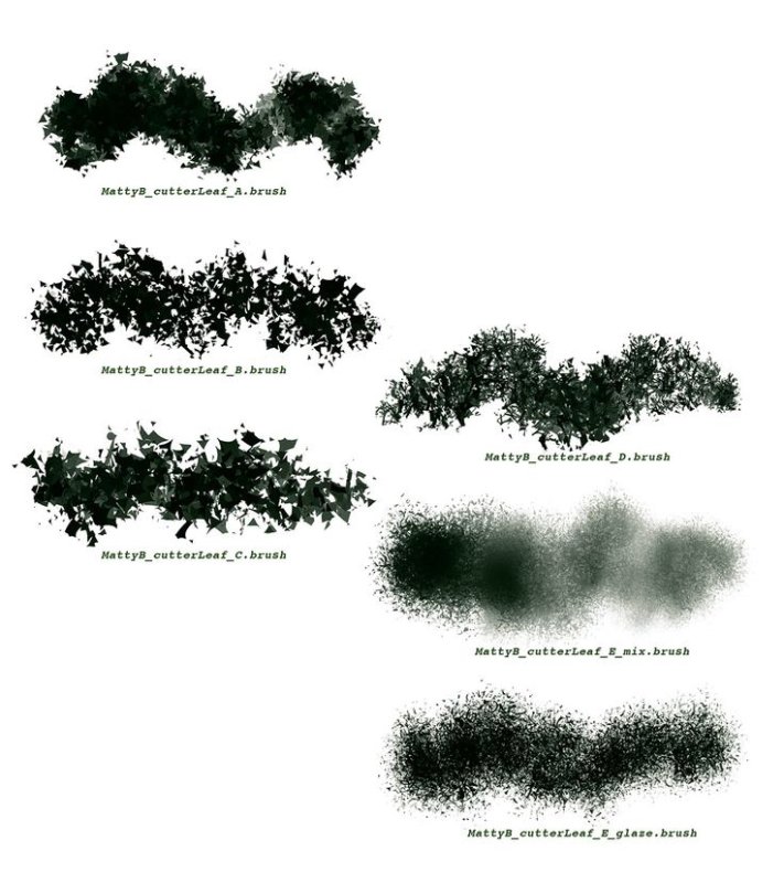 Кисти для ландшафта Procreate