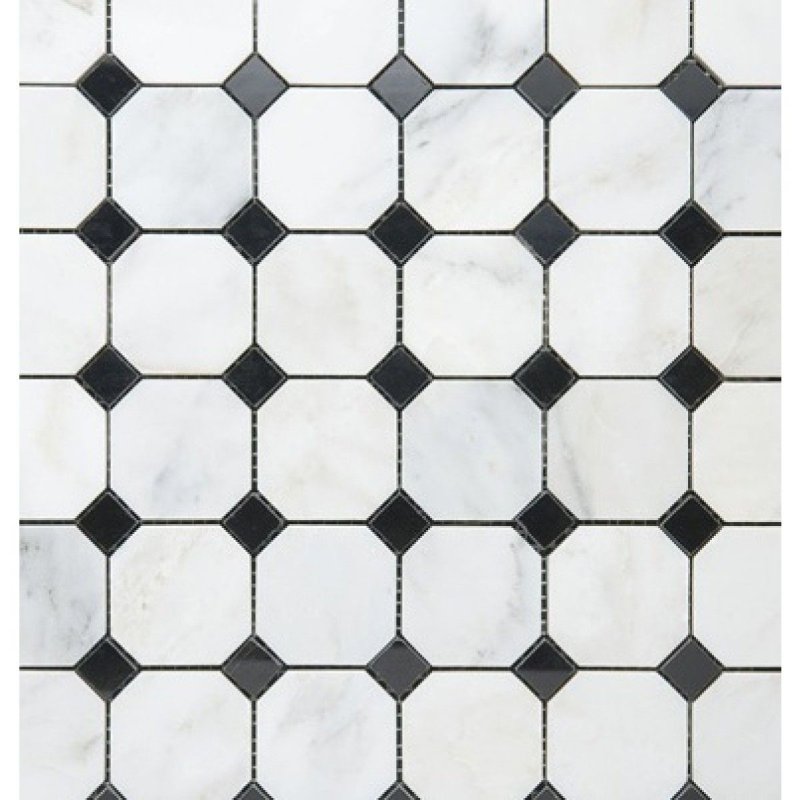Плитка октагон мрамор