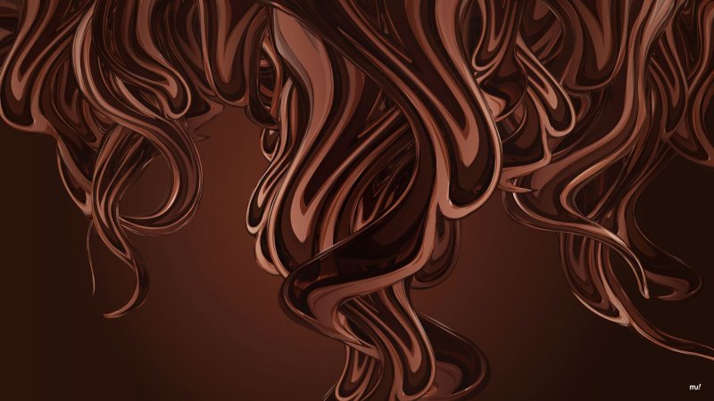 Фон шоколадного цвета