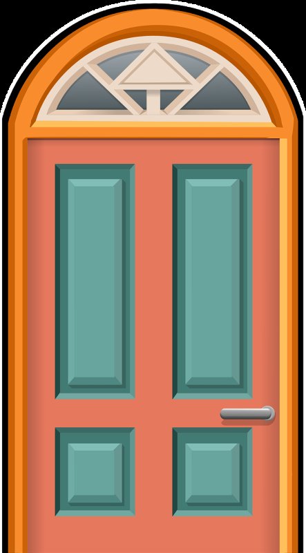 Дверь мультяшная