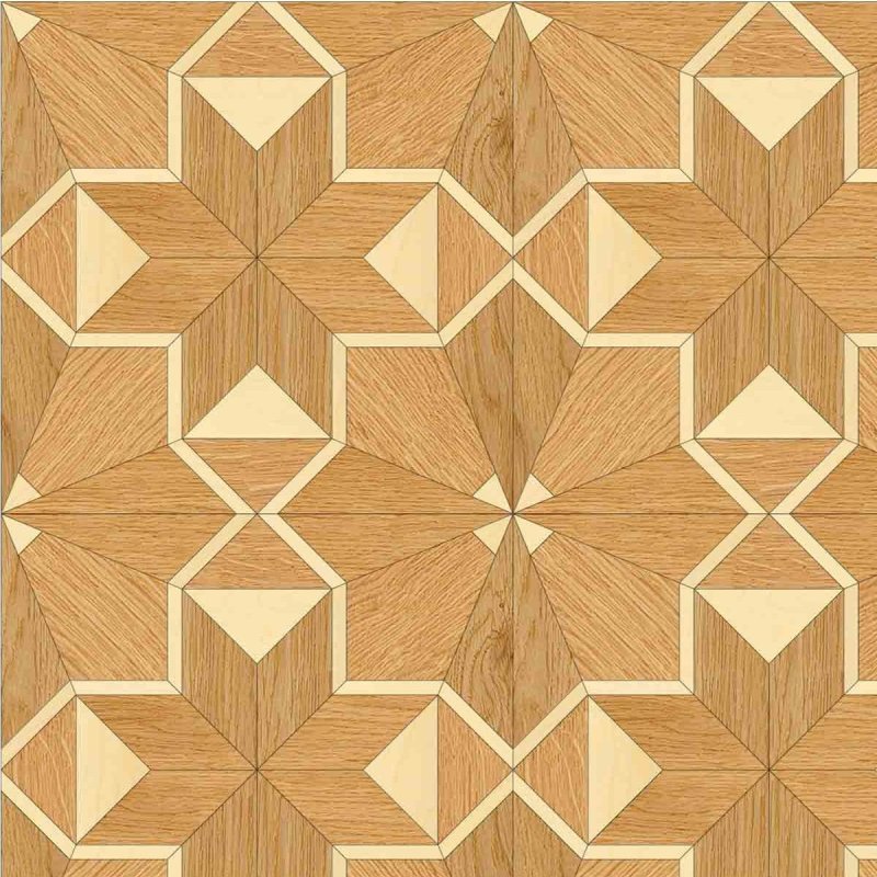 Щитовой художественный паркет