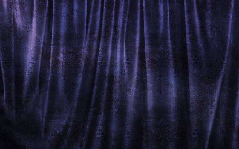 Темно синие шторы