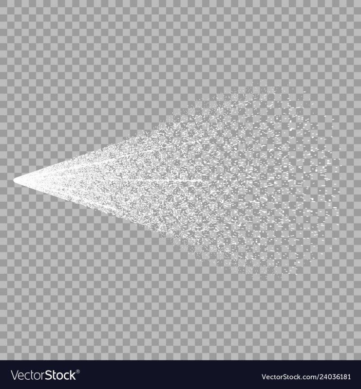 Эффект распыления на прозрачном фоне