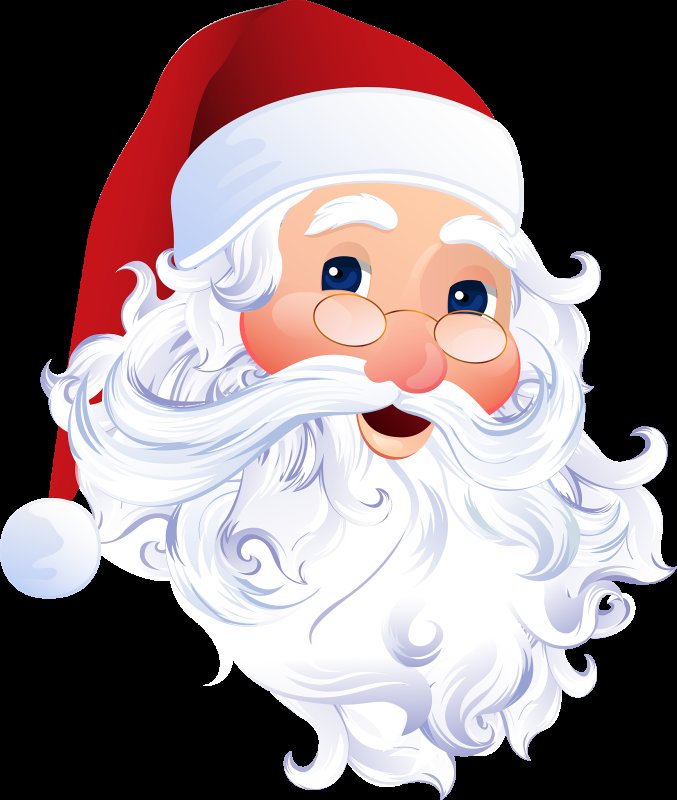 Лицо Деда Мороза