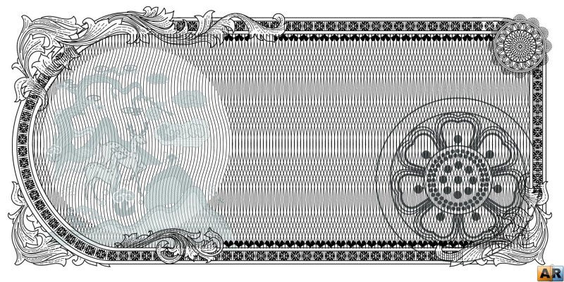 Сетка гильош купюры