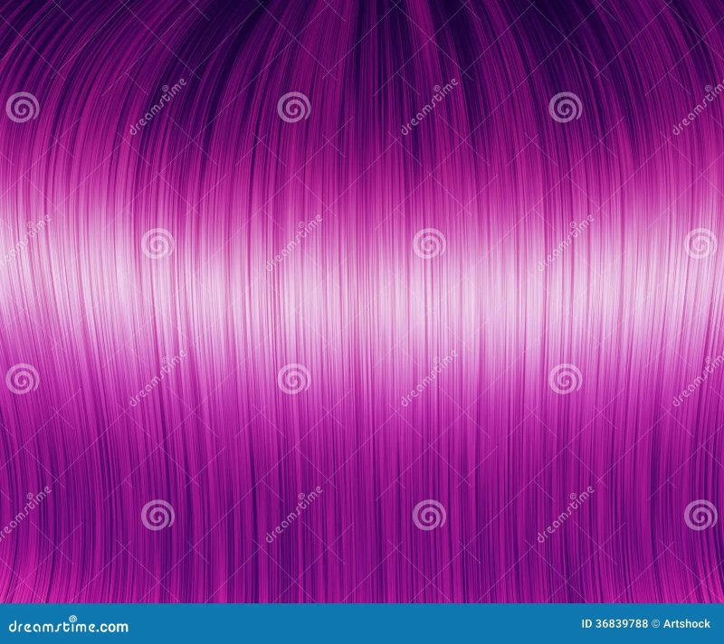 Волосы на фиолетовом фоне